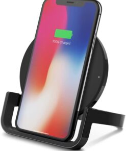 Belkin Boost Up Wireless Charging Stand 10W - Qi Wireless Charger for iPhone 11, 11 Pro, 11 Pro Max, Xs, XS Max, XR/Samsung Galaxy S9, S9+, Note9 / LG, Sony and More