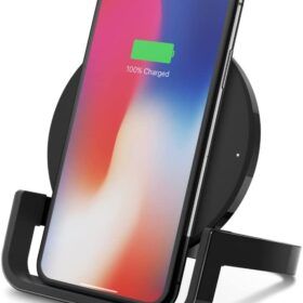 Belkin Boost Up Wireless Charging Stand 10W - Qi Wireless Charger for iPhone 11, 11 Pro, 11 Pro Max, Xs, XS Max, XR/Samsung Galaxy S9, S9+, Note9 / LG, Sony and More