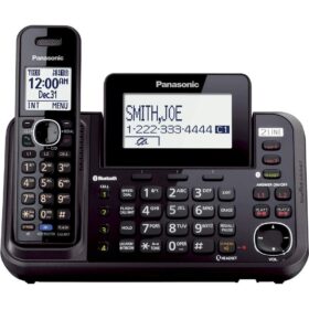 Buy Panasonic Cordless Phone KX-TG9541 – Dual-Line, HD Sound & Advanced Features Bluetooth Cordless Phone