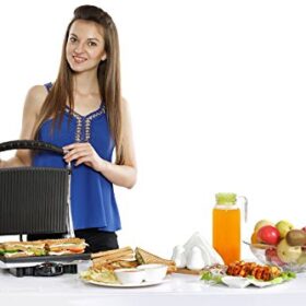 Nova 1800W 4 Slice Grill Sandwich Maker NT-233 HDG