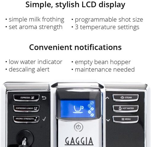 Gaggia Anima Coffee and Espresso Machine 4