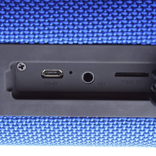 LUMIFORD Stereo Blue Log Wireless Bluetooth Speaker, Alexa 4