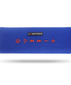 LUMIFORD Stereo Blue Log Wireless Bluetooth Speaker, Alexa
