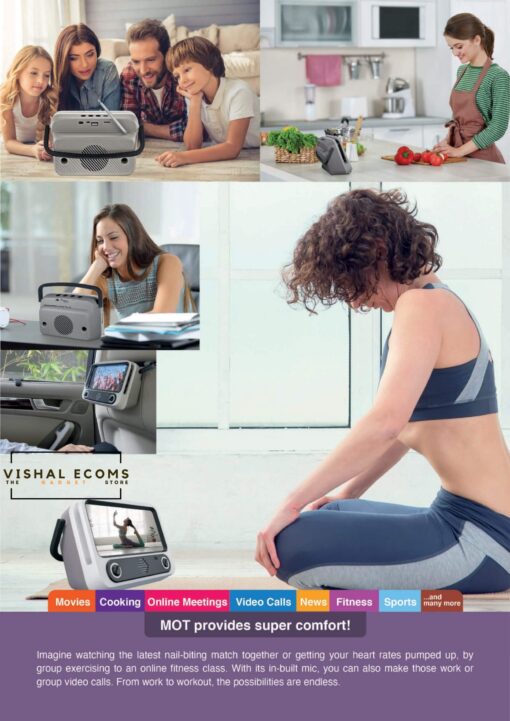 Fingers portable tv