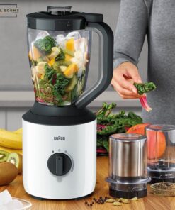 Braun PowerBlend Jug Blender JB 3123 3 in 1