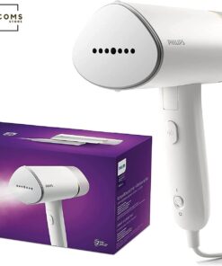 PHILIPS 3000 series Compact and foldable Handheld Steamer STH3020/16 White Garment Steamer Metal Plate