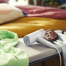 PHILIPS 3000 series Compact and foldable Handheld Steamer STH3020/16 White Garment Steamer Metal Plate