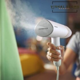 PHILIPS 3000 series Compact and foldable Handheld Steamer STH3020/16 White Garment Steamer Metal Plate