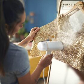 PHILIPS 3000 series Compact and foldable Handheld Steamer STH3020/16 White Garment Steamer Metal Plate