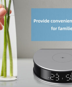 Spy Camera Hidden Camera Wireless Charger with Alarm Clock,1080P Mini Camera Security Camera Indoor Wireless, 20W Charger with Mini Security Camera, Night Vison Camera Wireless with Phone App