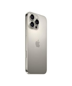 iPhone 16 Pro Max 256 GB 5G Mobile Phone with Camera Control 4K 120 fps Dolby Vision and a Huge Leap in Battery Life Works with AirPods Natural Titanium