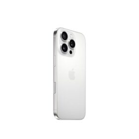 iPhone 16 Pro 128 GB 5G Mobile Phone with Camera Control 4K 120 fps Dolby Vision and a Huge Leap in Battery Life Works with AirPods White Titanium