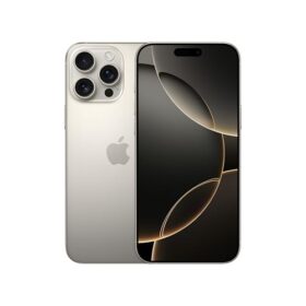 iPhone 16 Pro Max 512 GB 5G Mobile Phone with Camera Control 4K 120 fps Dolby Vision and a Huge Leap in Battery Life Works with AirPods Natural Titanium