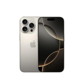 iPhone 16 Pro 256 GB 5G Mobile Phone with Camera Control 4K 120 fps Dolby Vision and a Huge Leap in Battery Life Works with AirPods Natural Titanium