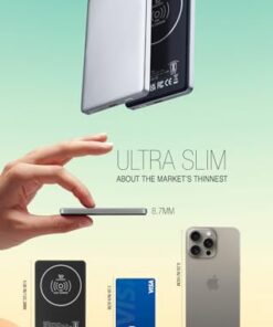 PHONOKART Slim MAGSAFE 5000 mAh Power Bank Ultra Slim