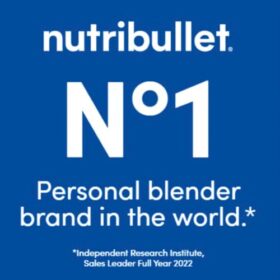 Nutribullet 1200W Combo Blender USA #1 Mixer / Grinder / Smoothie Maker The Original Nutribullet Food Processor Best Blender 3 Unbreakable Jars 1.8L Extra Large Pitcher & Tamper