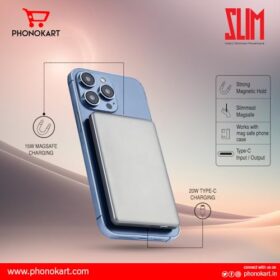 PHONOKART Slim MAGSAFE 5000 mAh Power Bank Ultra Slim