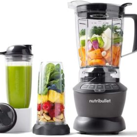 Nutribullet 1200W Combo Blender USA #1 Mixer / Grinder / Smoothie Maker The Original Nutribullet Food Processor Best Blender 3 Unbreakable Jars 1.8L Extra Large Pitcher & Tamper