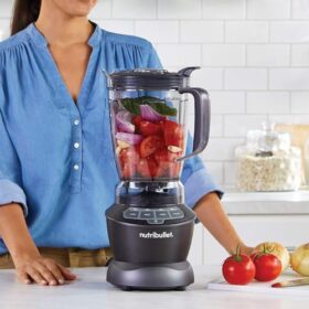 Nutribullet 1200W Combo Blender USA #1 Mixer / Grinder / Smoothie Maker The Original Nutribullet Food Processor Best Blender 3 Unbreakable Jars 1.8L Extra Large Pitcher & Tamper