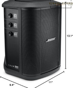 Bose S1 Pro+ All-in-one Powered Portable Bluetooth Speaker Wireless PA System, Black