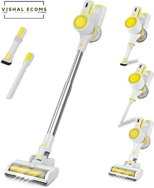 Zanussi ZHS-32802-YL Hand Stick Cordless Rechargeable Vacuum Cleaner Yellow