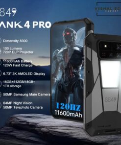 TANK 4 Pro World's First 720P Projector Rugged Phone with AMOLED Display